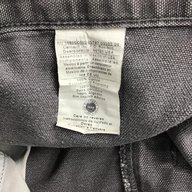 カーハート Carhartt パンツ デニム、ジーンズ デニムパンツ ワイドパンツ カジュアルパンツ 32インチ 無地 灰 / グレー /  メンズ USED 古着 中古 10137364
