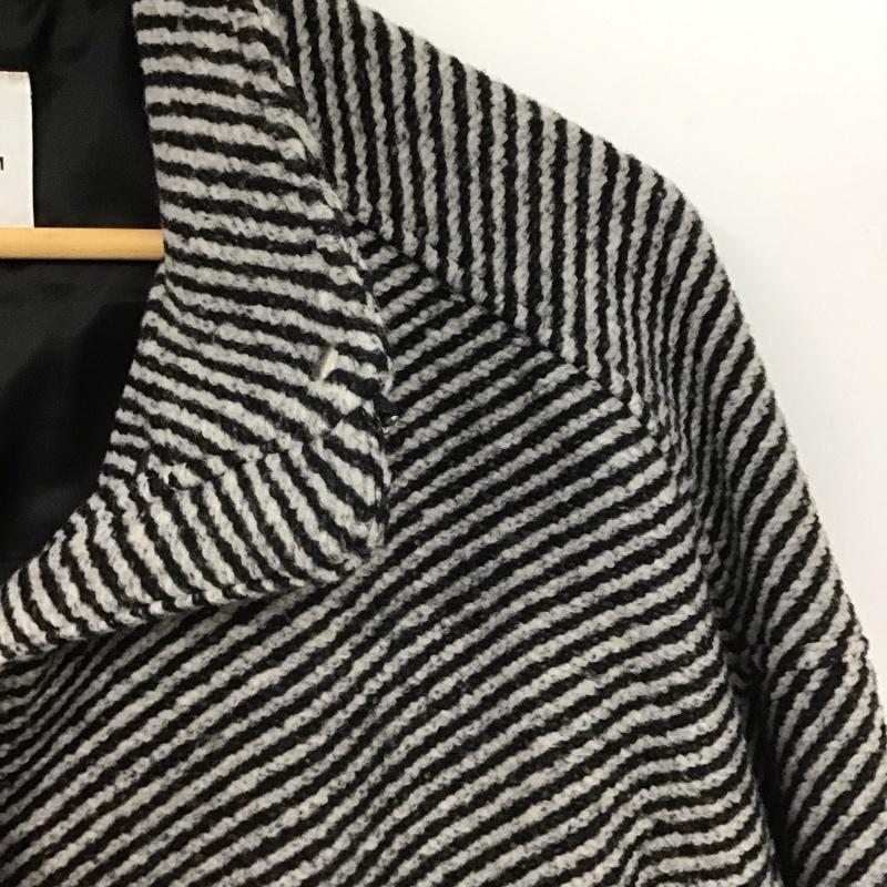 レプシィム LEPSIM ジャケット、上着 ジャンパー、ブルゾン lpu70719AD BIGブルゾン総柄ジャケット FREE  白 / ホワイト / X 黒 / ブラック /  レディース USED 古着 中古 10147756