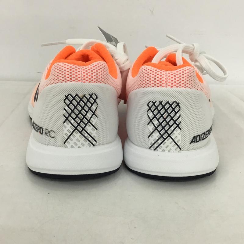 アディダス adidas スニーカー スニーカー F34064 adizero rc ランニングシューズ 22.5cm 箱有 22.5cm ロゴ、文字 白 / ホワイト / X 橙 / オレンジ / X 黒 / ブラック /  レディース USED 古着 中古 10147905