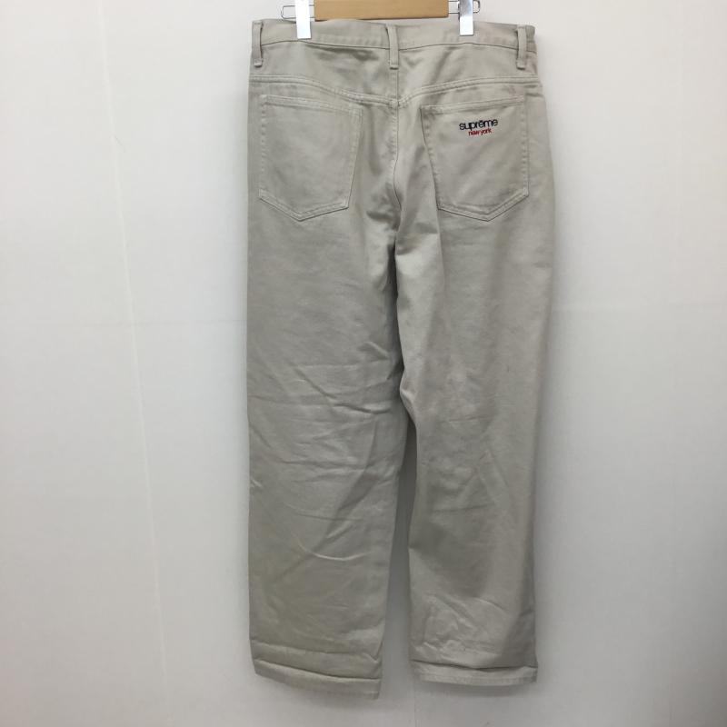 シュプリーム Supreme パンツ ワークパンツ、ペインターパンツ Baggy Jean 32インチ ロゴ、文字 灰 / グレー /  メンズ USED 古着 中古 10137612