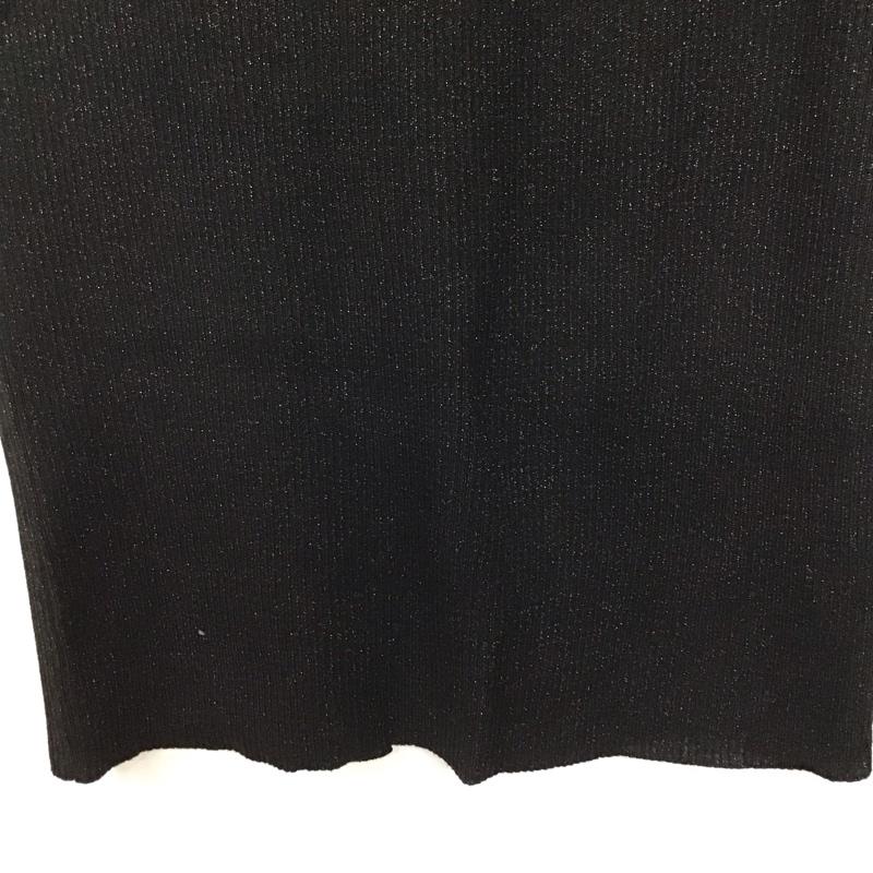 アメリカンホリック AMERICAN HOLIC スカート ロングスカート ナロースカート M 無地 黒 / ブラック /  レディース USED 古着 中古 10141271