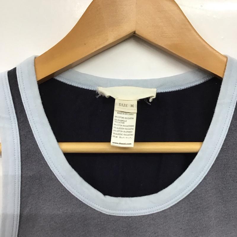 ディーゼル DIESEL タンクトップ タンクトップ タンクトップ ノースリーブカットソー クルーネック M プリント マルチカラー / マルチカラー /  メンズ USED 古着 中古 10145290