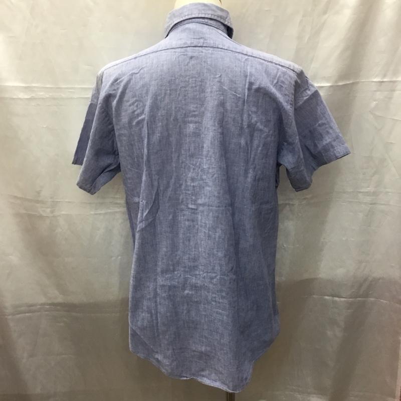 ビッグベン BIGBEN シャツ、ブラウス 半袖 M 無地 水色 / ライトブルー /  メンズ USED 古着 中古 10112801