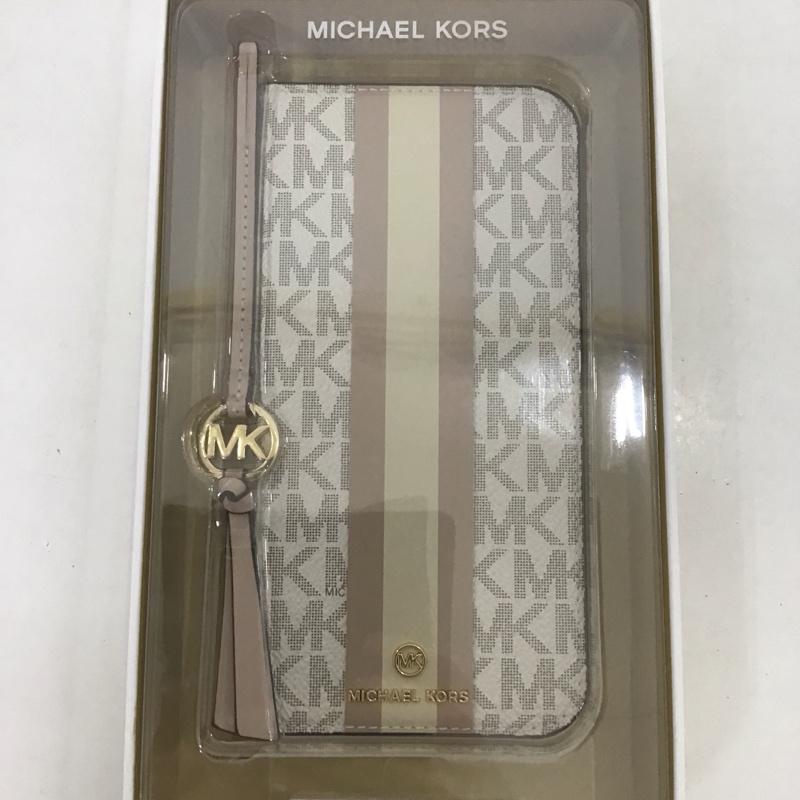 マイケルコース MICHAEL KORS ファッション小物 ファッション小物 MKSTTCVNLFLIP2267 iPhone 14 Pro MAX iPhoneケース 手帳型 ロゴ、文字 マルチカラー / マルチカラー /  レディース USED 古着 中古 10123246