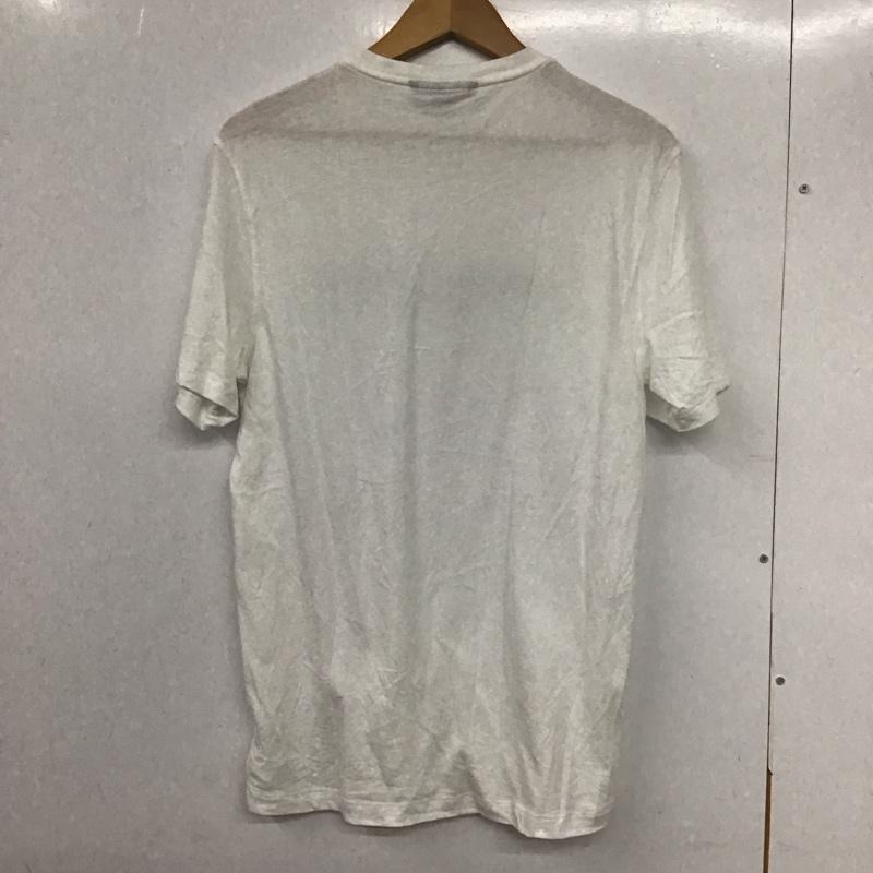 マイケルコース MICHAEL KORS Tシャツ 半袖 半袖カットソー プリントTシャツ クルーネックカットソー XS ロゴ、文字 白 / ホワイト /  メンズ USED 古着 中古 10133254