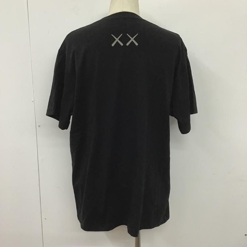 ユニクロ UNIQLO Tシャツ 半袖 341-497775 XXL プリント 黒 / ブラック /  メンズ USED 古着 中古 10105986