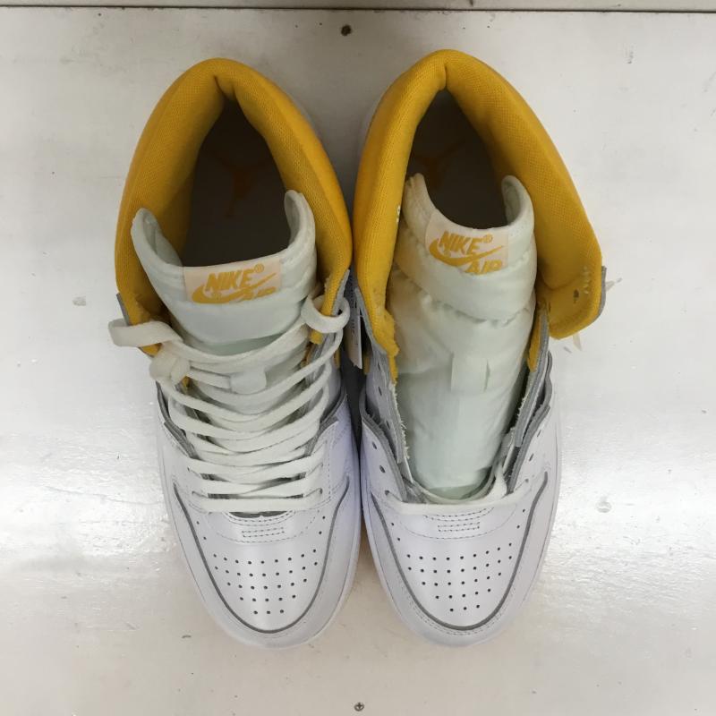 ナイキ NIKE スニーカー スニーカー DX4976-107 Nike Jordan Air Ship SP University Gold ナイキ ジョーダン エアシップ SP ユニバーシティゴールド 28.0cm ロゴ、文字 黄 / イエロー / X 白 / ホワイト /  メンズ USED 古着 中古 10123165