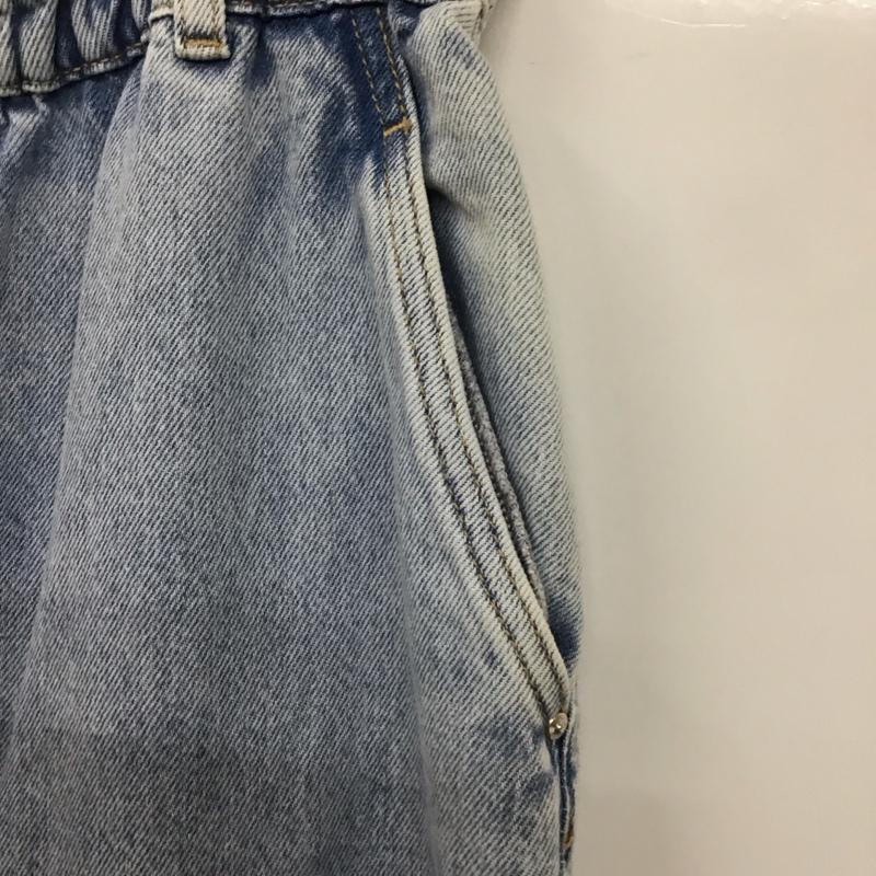 ザラ ZARA パンツ デニム、ジーンズ 38 無地 水色 / ライトブルー /  レディース USED 古着 中古 10130398