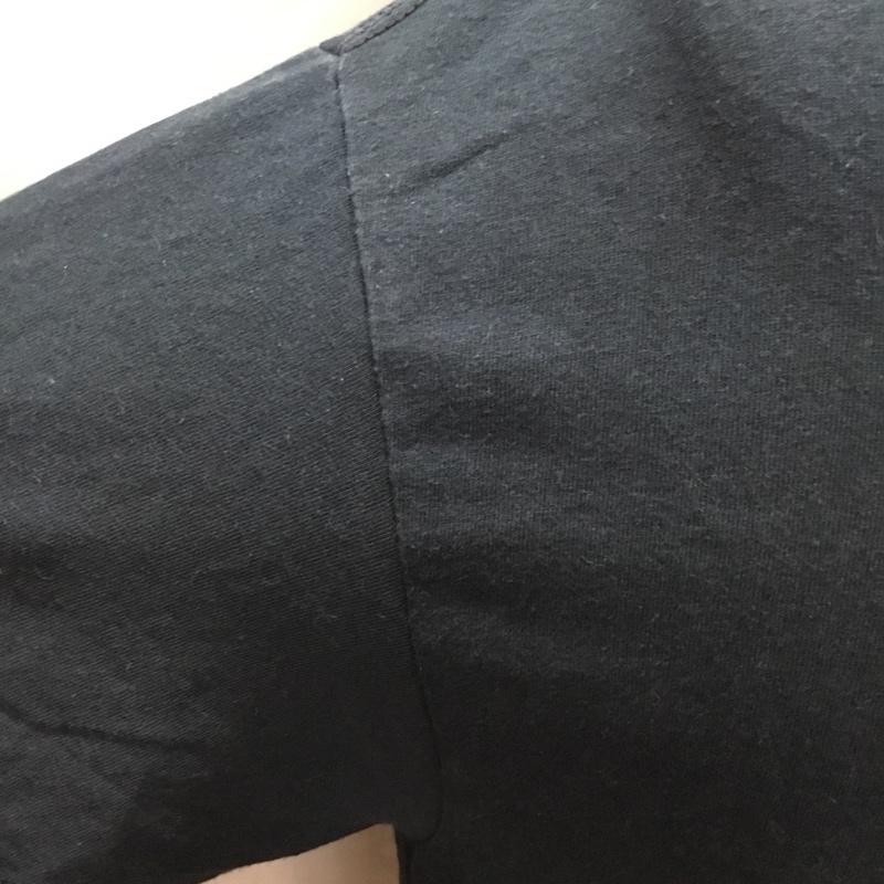 フルビーケー FULL-BK Tシャツ 半袖 半袖カットソー プリントTシャツ クルーネックカットソー プリント 黒 / ブラック /  メンズ USED 古着 中古 10117101