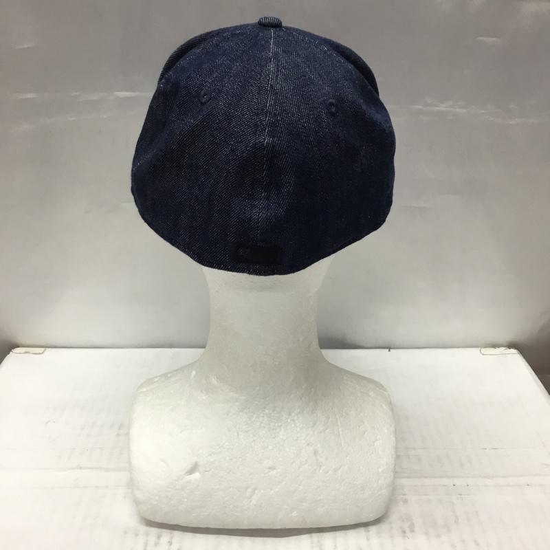 ニューエラ NEW ERA 帽子 キャップ NY ニューヨーク ヤンキース 59FIFTY デニム ロゴ、文字 インディゴ / インディゴ /  メンズ USED 古着 中古 10107887