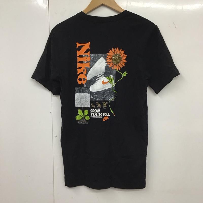 ナイキ NIKE Tシャツ 半袖 dq1034-010 半袖カットソー プリントTシャツ M プリント 黒 / ブラック /  メンズ USED 古着 中古 10134677