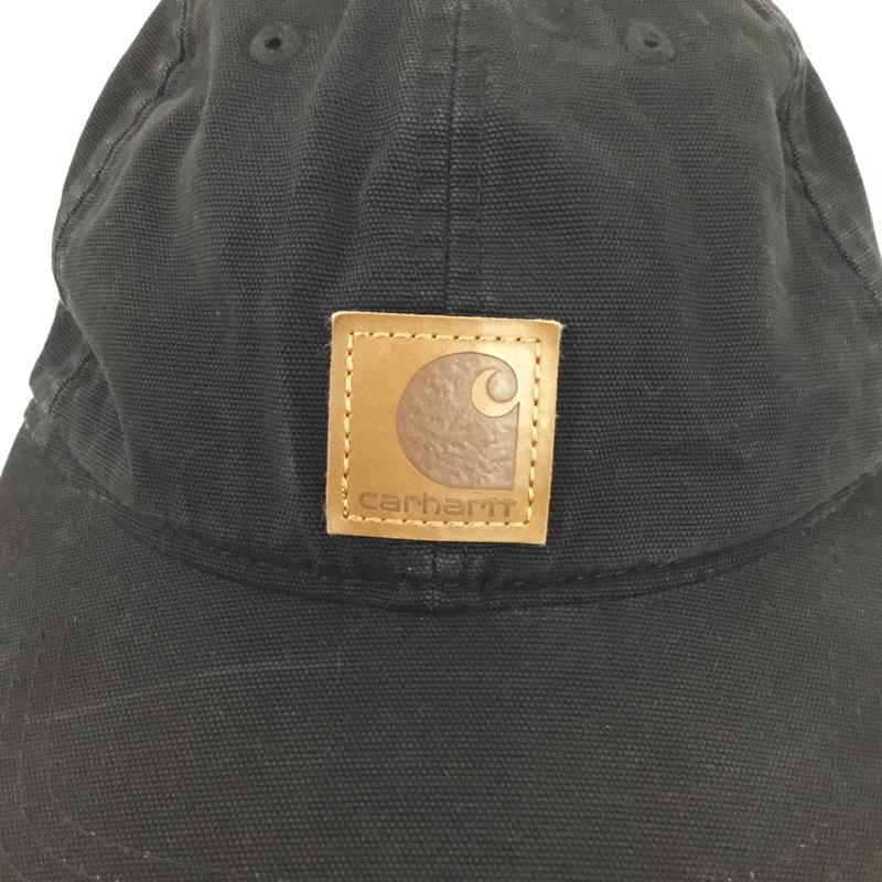 カーハート Carhartt 帽子 キャップ AH0289-M Odessa Cap ロゴ、文字 黒 / ブラック /  メンズ USED 古着 中古 10129561