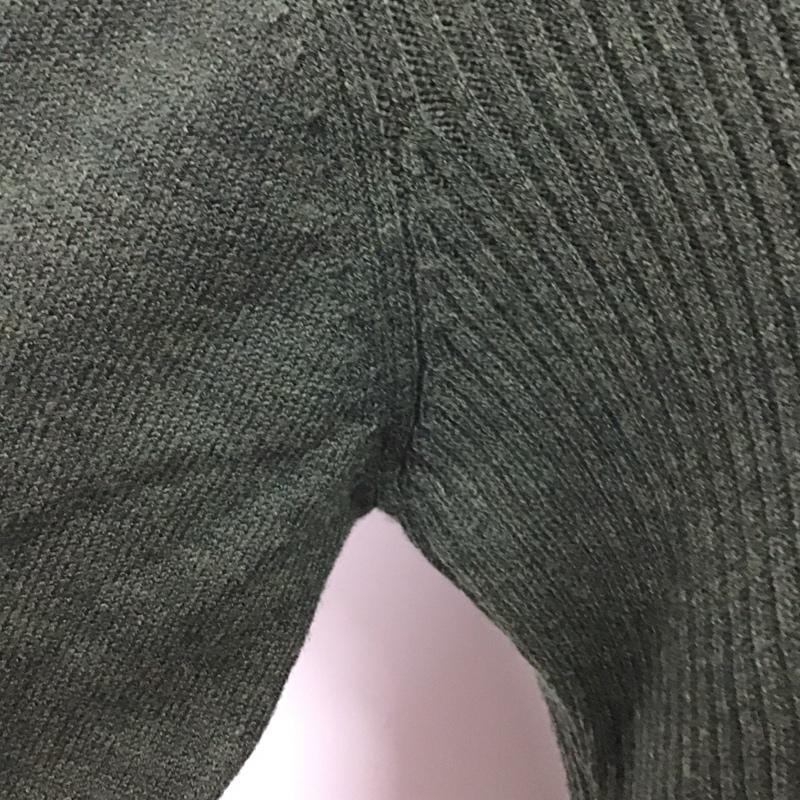 ビームス ハート BEAMS HEART ワンピース ロングスカート 長袖ニットワンピース ロングワンピース リブニット 無地 カーキ / カーキ /  レディース USED 古着 中古 10117481