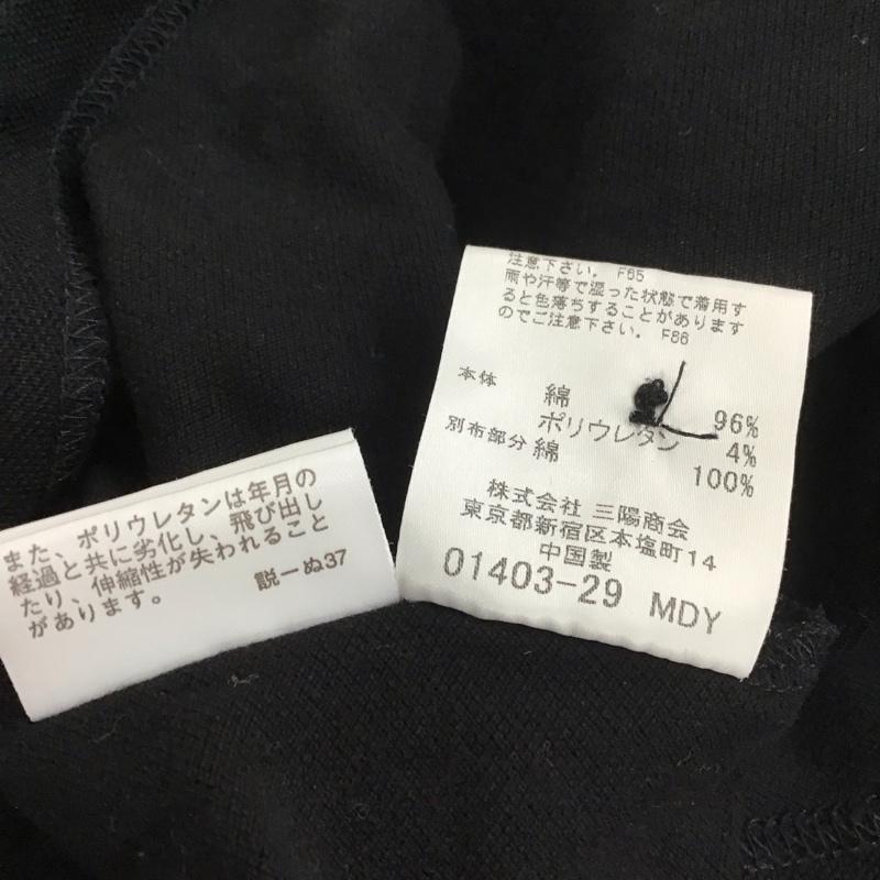 バーバリーブルーレーベル BURBERRY BLUE LABEL ポロシャツ 半袖 FAF02-284-11 38 ワンポイント 黒 / ブラック /  レディース USED 古着 中古 10111081