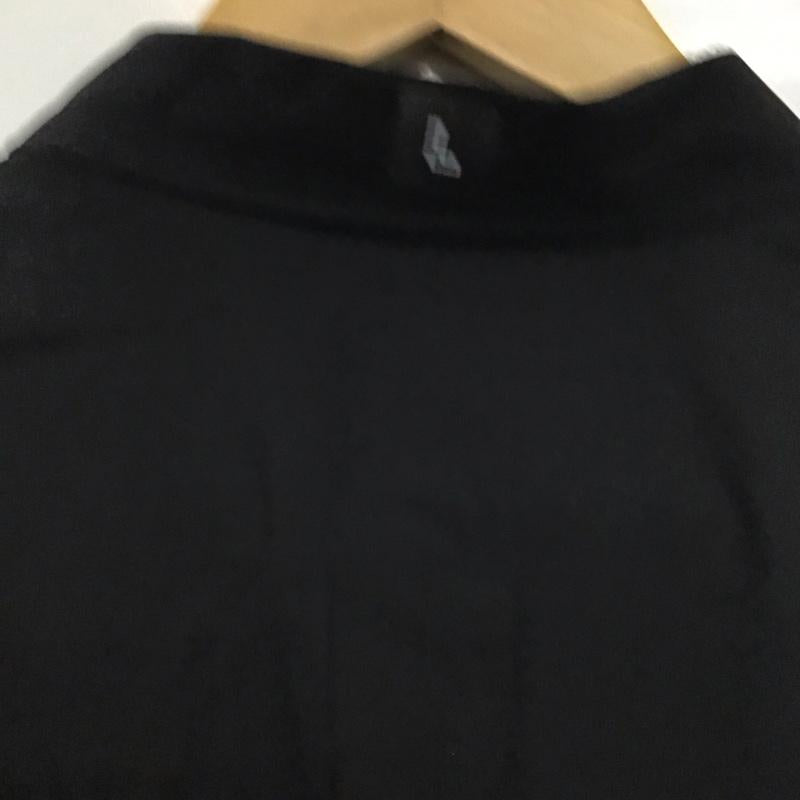 ユニクロ UNIQLO シャツ、ブラウス 長袖 331-436112 スーピマコットンシャツ 長袖シャツ L 無地 黒 / ブラック /  メンズ USED 古着 中古 10148816