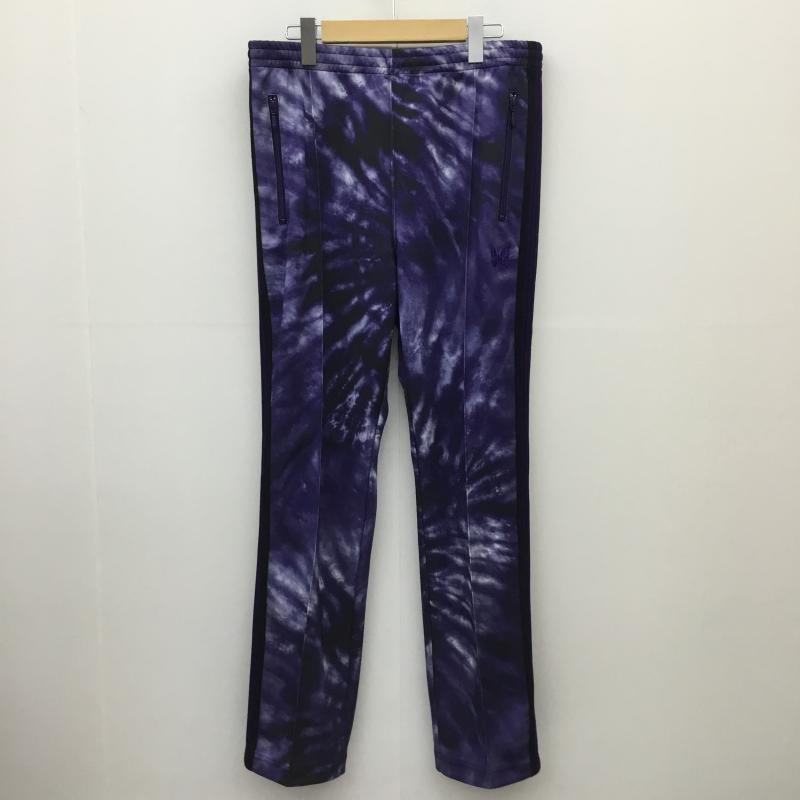 ニードルス Needles パンツ ワークパンツ、ペインターパンツ IN936 Needles ナロートラックパンツ　21SS M ロゴ、文字 X 総柄 紫 / パープル / X 黒 / ブラック / X 白 / ホワイト /  メンズ USED 古着 中古 10118275