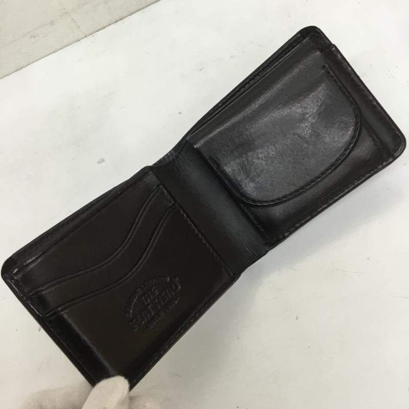 フラットヘッド The Flat Head 財布 二つ折り 黒 / ブラック /  メンズ USED 古着 中古 10105902