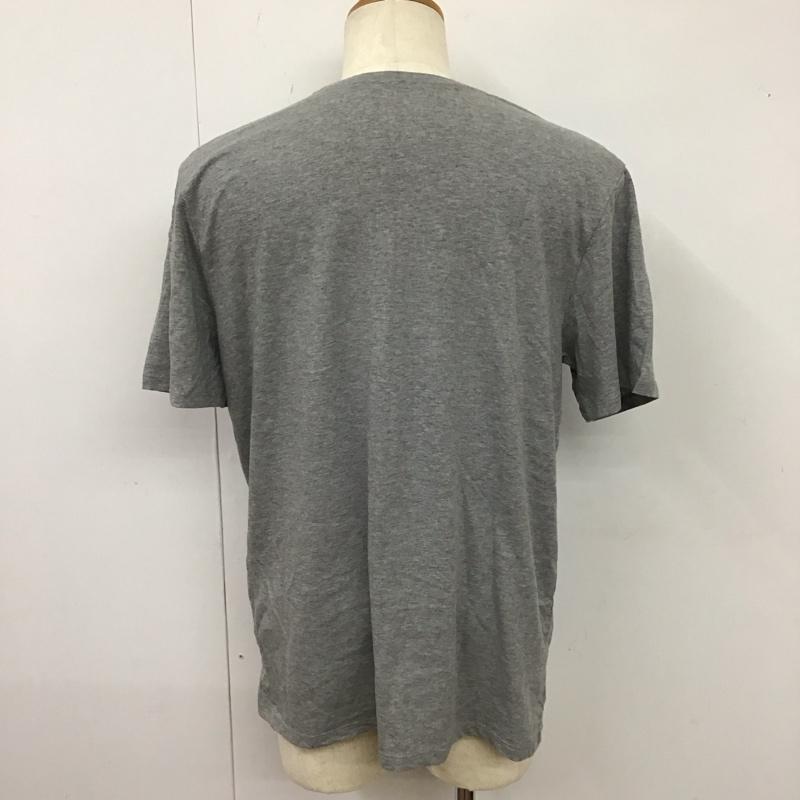 ナイキ NIKE Tシャツ 半袖 半袖カットソー プリントTシャツ クルーネックカットソー XXL ロゴ、文字 灰 / グレー /  メンズ USED 古着 中古 10114658