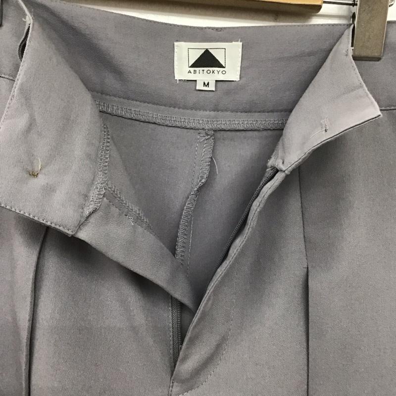 アビトーキョー ABITOKYO セットアップ セットアップ ノースリーブ タックパンツ ワイドパンツ M 無地 灰 / グレー /  レディース USED 古着 中古 10139425