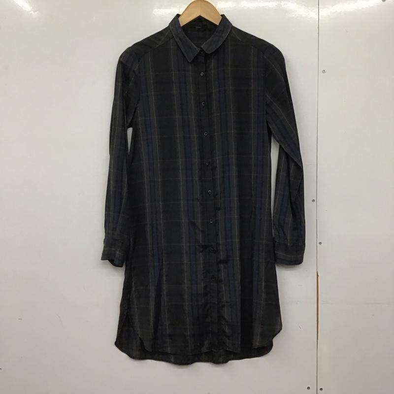 ロッソ ROSSO シャツ、ブラウス 長袖 8-c13ahgw025 チェック柄ロングシャツ チュニック FREE チェック マルチカラー / マルチカラー /  レディース USED 古着 中古 10146472