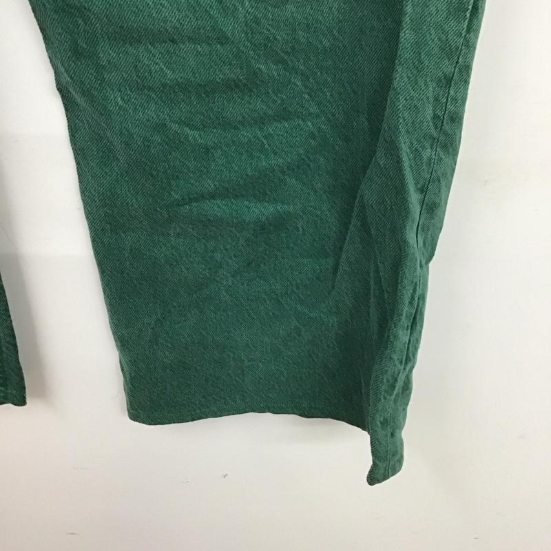 ザラ ZARA パンツ デニム、ジーンズ 6045 124 529 カラーデニム ハイウエスト 無地 緑 / グリーン /  レディース USED 古着 中古 10129188