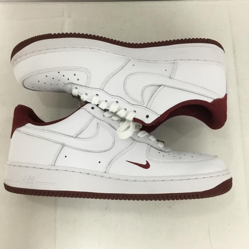 ナイキ NIKE スニーカー スニーカー HM9483-100 AIR FORCE 1 07 LV8 29cm 箱有 29.0cm ロゴ、文字 白 / ホワイト / X ボルドー / ボルドー /  メンズ USED 古着 中古 10132562