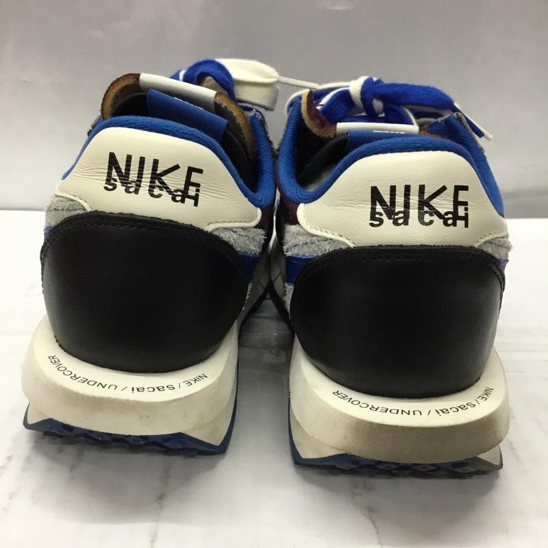 ナイキ NIKE スニーカー スニーカー DJ4877 600 LD WAFFLE SU SACAI UNDER COVER 27.5cm 箱有 27.5cm ロゴ、文字 黒 / ブラック / X 青 / ブルー / X 灰 / グレー / X 紫 / パープル /  メンズ USED 古着 中古 10106459