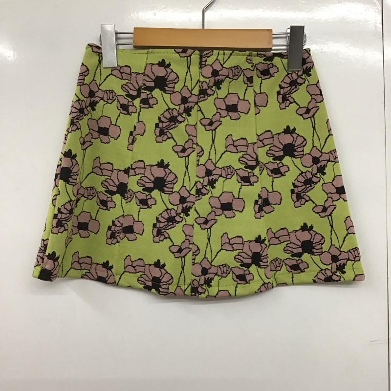 ザラ ZARA スカート ミニスカート XS 総柄 マルチカラー / マルチカラー /  レディース USED 古着 中古 10144233