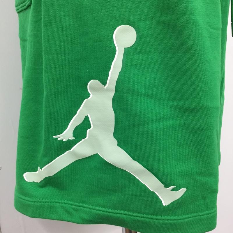 エアジョーダン AIR JORDAN パンツ ショートパンツ dx9667-310 EssentialsFleeceShorts ショートパンツ スポーツウェア XXL ロゴ、文字 緑 / グリーン /  メンズ USED 古着 中古 10120785