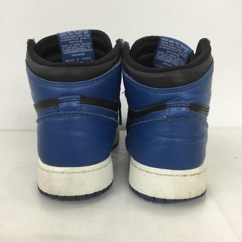 ナイキ NIKE スニーカー スニーカー 575441-404 AIR JORDAN 1 RETRO HIGH OG GS 23.5cm 箱有 23.5cm ロゴ、文字 黒 / ブラック / X 青 / ブルー / X 白 / ホワイト /  レディース USED 古着 中古 10134821
