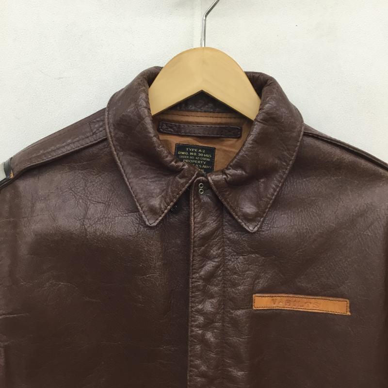 イーストマンレザー EASTMANLEATHERCLO ジャケット、上着 フライトジャケット 40 無地 茶 / ブラウン /  メンズ USED 古着 中古 10118734