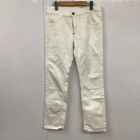 リー Lee パンツ デニム、ジーンズ デニムパンツ スリムパンツ ストレッチパンツ ジーンズ M 無地 白 / ホワイト /  メンズ USED 古着 中古 10123691