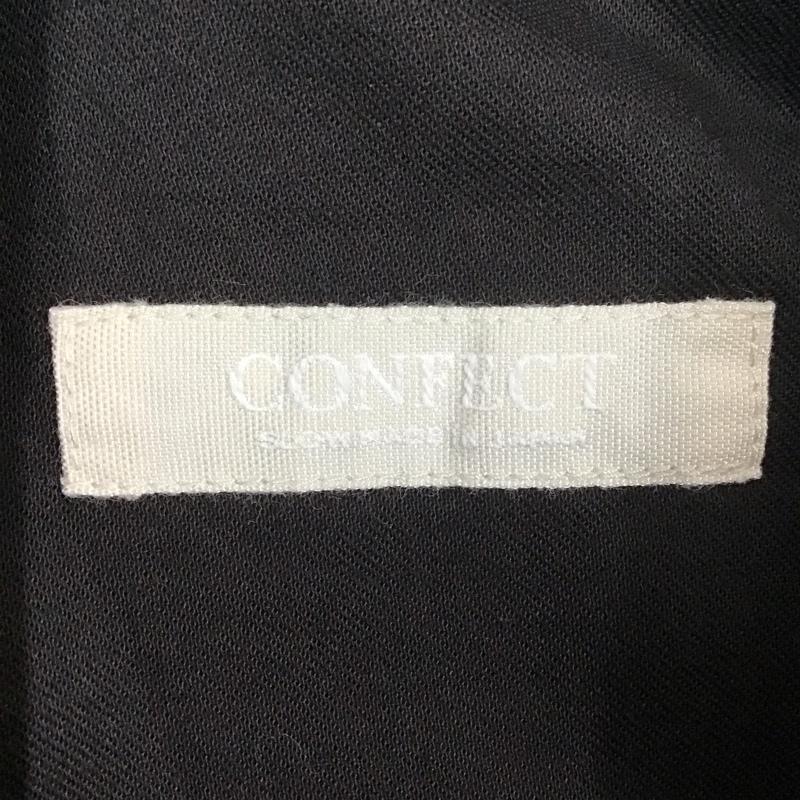 コンフェクト CONFECT パンツ スラックス スリムパンツ カジュアルパンツ ストレートパンツ ストレッチパンツ 3 無地 黒 / ブラック /  メンズ USED 古着 中古 10113572