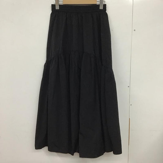 レプシィム LEPSIM スカート ロングスカート 無地 黒 / ブラック /  レディース USED 古着 中古 10135705