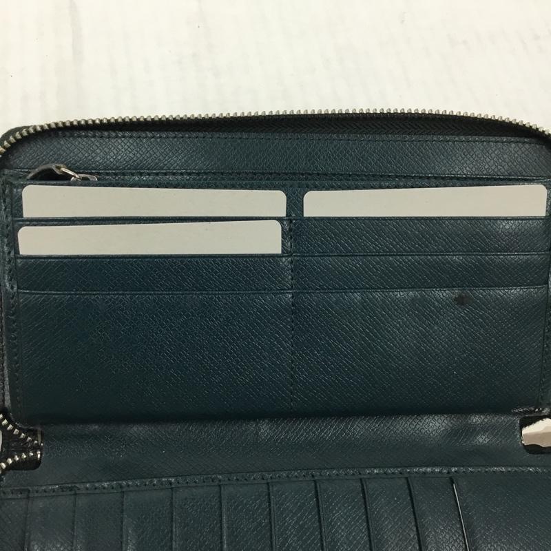 ヴィヴィアンウエストウッド Vivienne Westwood 財布 長財布 51080021 ラウンドファスナー 箱有 KENT TRAVEL R.ZIP ワンポイント 緑 / グリーン /  メンズ USED 古着 中古 10106000