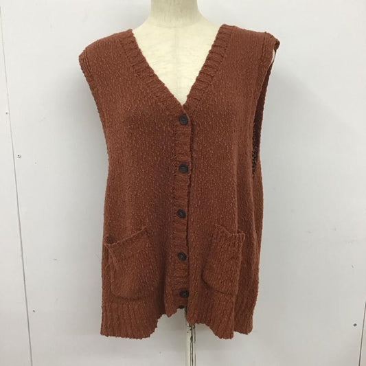 サマンサモスモス Samansa Mos2 ベスト ベスト M 無地 茶 / ブラウン /  レディース USED 古着 中古 10128449
