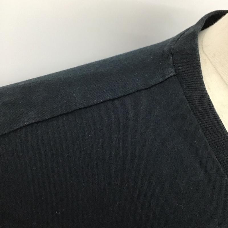 ポロバイラルフローレン Polo by RALPH LAUREN Tシャツ 半袖 半袖カットソー プリントTシャツ Vネックカットソー S ロゴ、文字 黒 / ブラック /  メンズ USED 古着 中古 10126725