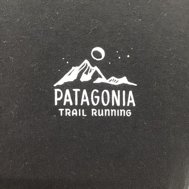 パタゴニア patagonia Tシャツ 半袖 XS ロゴ、文字 黒 / ブラック /  メンズ USED 古着 中古 10115354
