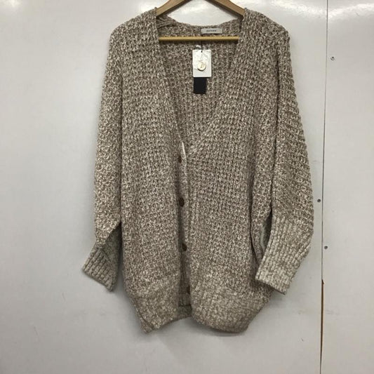 ジーナシス JEANASIS カーディガン 長袖 長袖ニットカーディガン 5gドルマンBIGVCD FREE 無地 マルチカラー / マルチカラー /  レディース USED 古着 中古 10145462