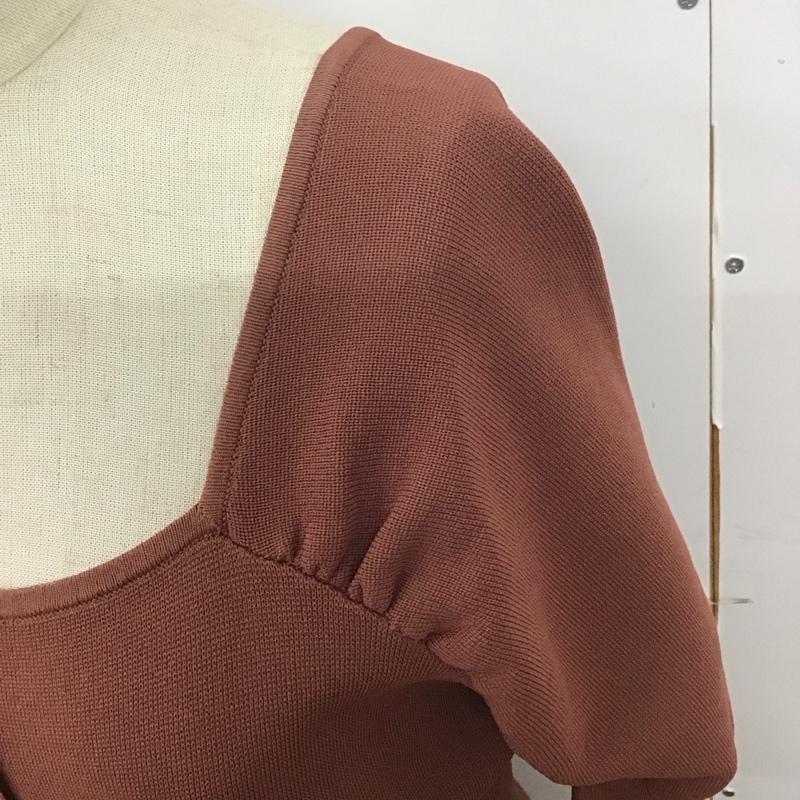 スライ SLY ワンピース ひざ丈スカート 030esh73-4660 半袖ワンピース ニットワンピース 前開き 1 無地 マルチカラー / マルチカラー /  レディース USED 古着 中古 10124077