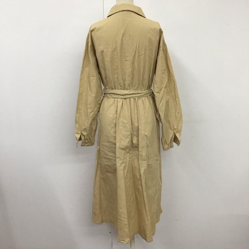 ダズリン dazzlin ワンピース ロングスカート 021920303501 トレンチマキシワンピース FREE 無地 ベージュ / ベージュ /  レディース USED 古着 中古 10114457
