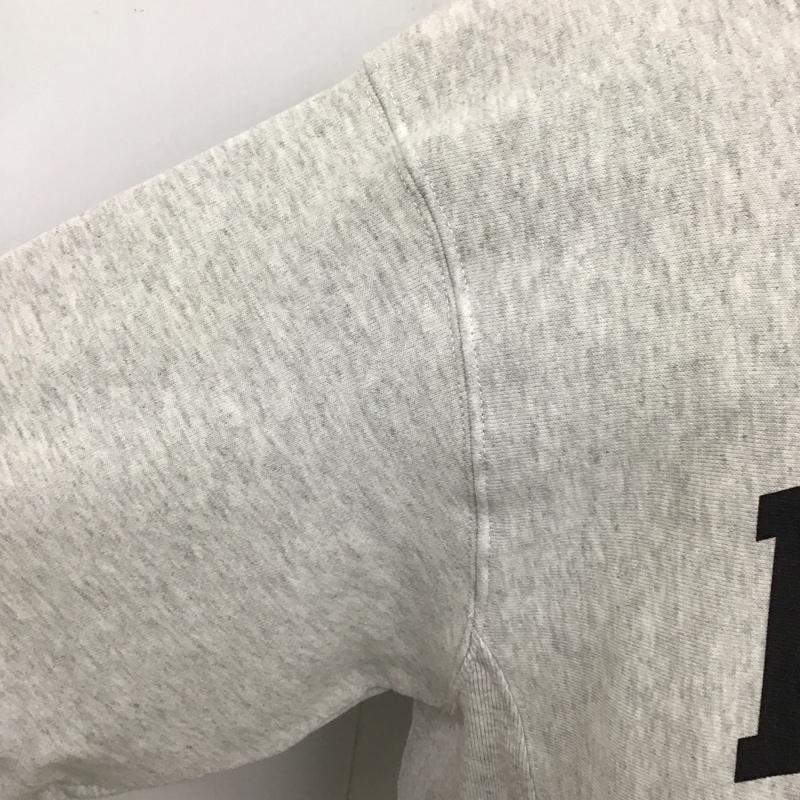 フラグメント FRAGMENT パーカー 長袖 FRGMT-S4 スウェット裏起毛 バックプリント M ロゴ、文字 灰 / グレー /  メンズ USED 古着 中古 10119675