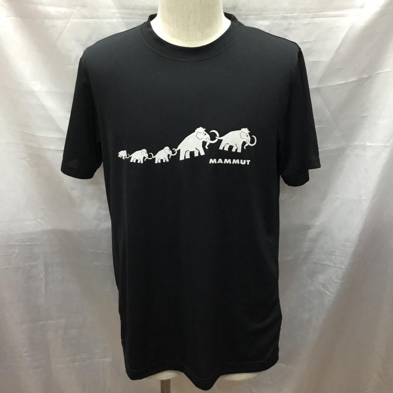 マムート Mammut Tシャツ 半袖 1017-10062 XL ロゴ、文字 黒 / ブラック /  メンズ USED 古着 中古 10117087