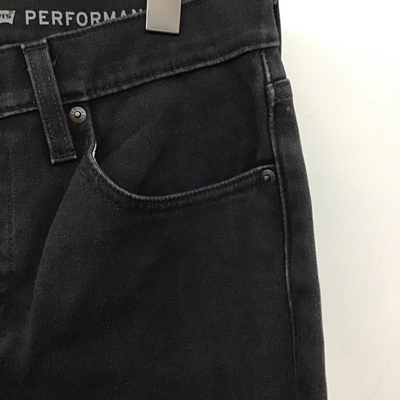 リーバイストラウスアンドコー Levi Strauss & co. パンツ デニム、ジーンズ デニムパンツ スリムパンツ カジュアルパンツ ストレッチパンツ 31インチ 無地 黒 / ブラック /  メンズ USED 古着 中古 10145250