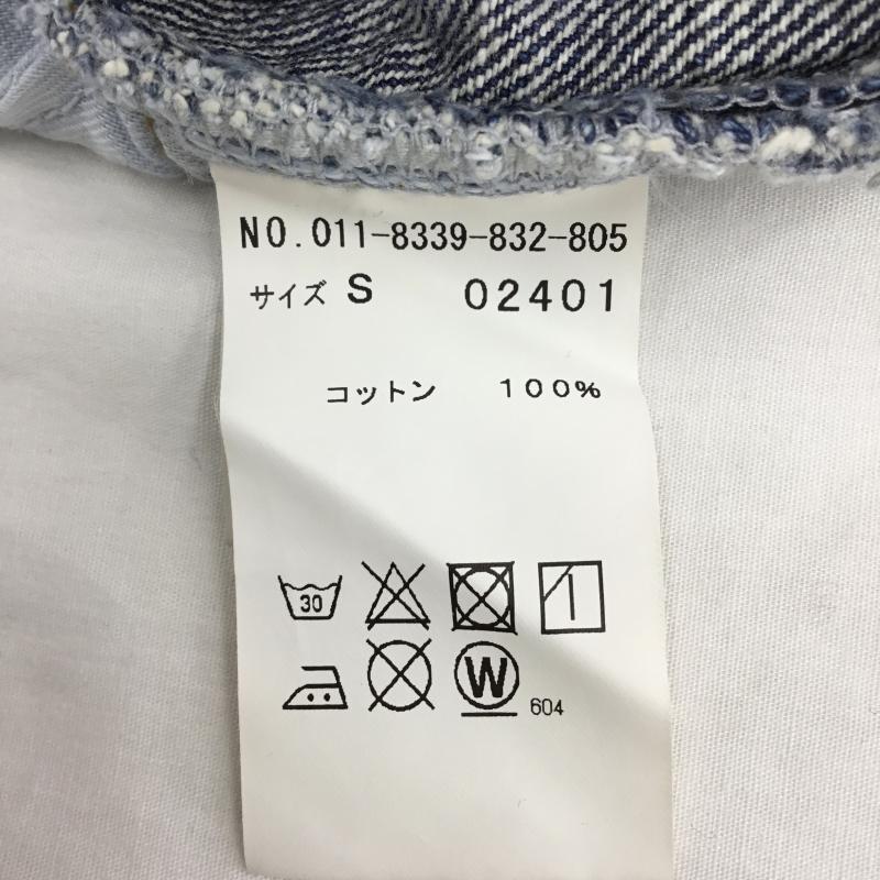 アリシアページボーイ alicia PAGEBOY パンツ デニム、ジーンズ 011-8339-832-805 PAGEBOY ロールアップデニム S 無地 インディゴ / インディゴ /  レディース USED 古着 中古 10130214