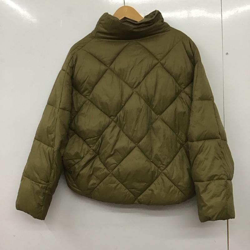 ザラ ZARA コート コート一般 4369 254 515 スタンドネック キルティング M 無地 カーキ / カーキ /  レディース USED 古着 中古 10138921