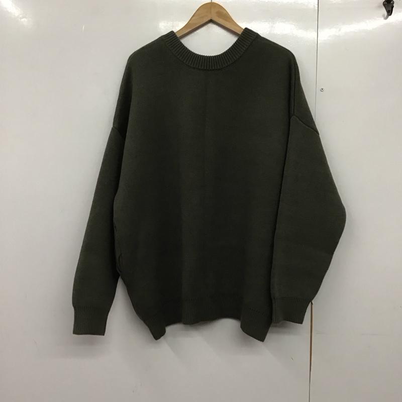 フリークスストア FREAK S STORE カーディガン 長袖 F21-TKK-01 オーバーサイズ FREE 無地 カーキ / カーキ /  レディース USED 古着 中古 10141765