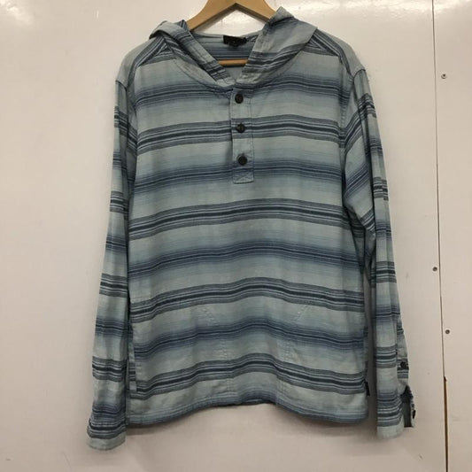 パタゴニア patagonia パーカー 長袖 53275sp20 パーカー 長袖プルオーバーパーカー ヘンリーネック S ボーダー柄 マルチカラー / マルチカラー /  メンズ USED 古着 中古 10138561