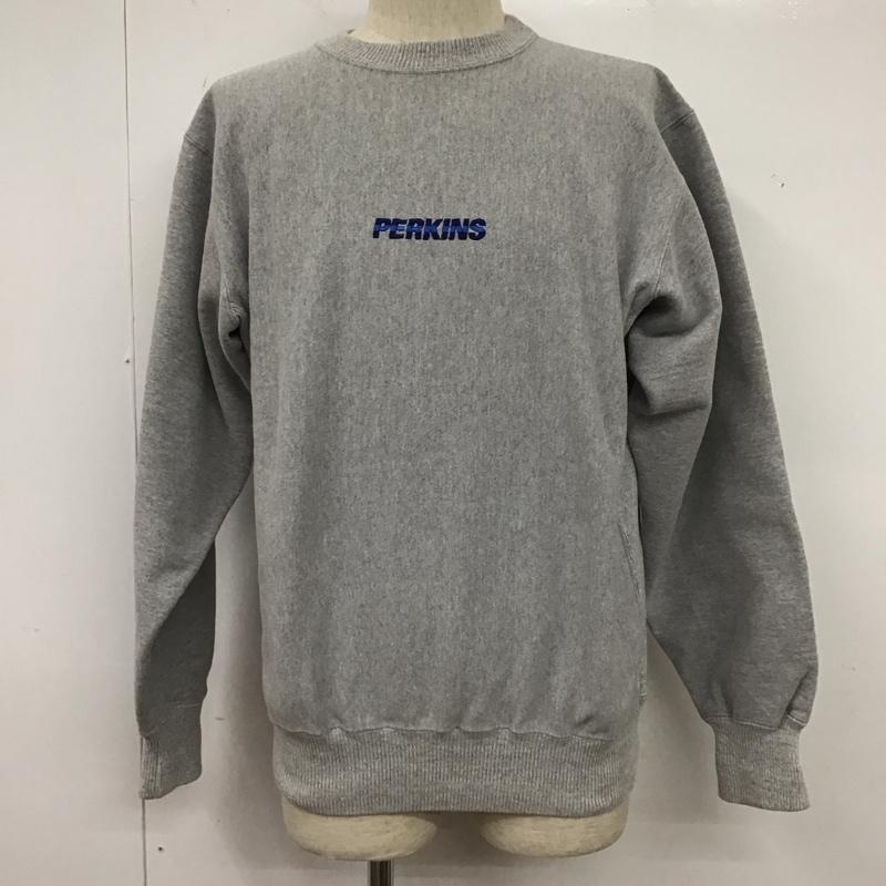 ケルスポーツ KELLSPORT トレーナー 長袖 長袖トレーナー スウェット クルーネック リブスウェットカットソー 90s usa製 L ロゴ、文字 灰 / グレー /  メンズ USED 古着 中古 10124848