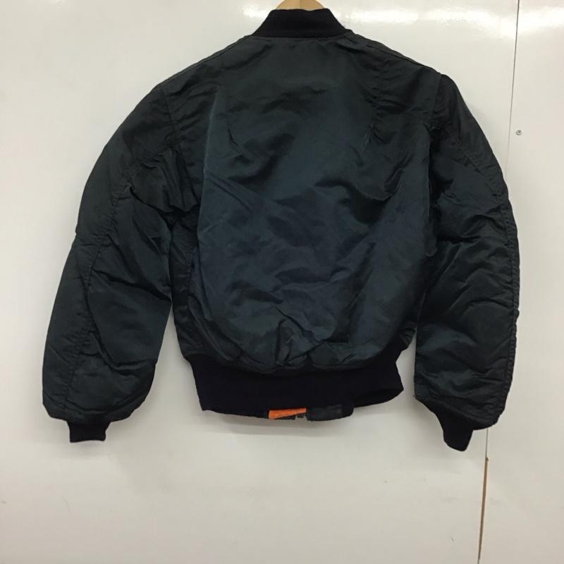 アルファインダストリー Alpha Industries ジャケット、上着 ジャンパー、ブルゾン ジップアップジャケット ナイロンジャケット アウター S 無地 紺 / ネイビー /  メンズ USED 古着 中古 10134061